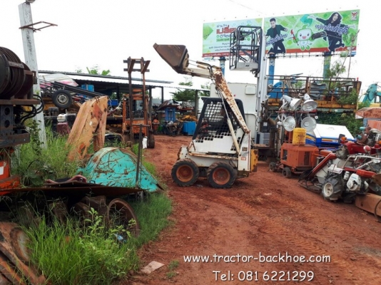 ขาย รถตักล้อยาง ราคาถูก มาแล้วครับ BOBCAT ดีเซล เก่าญี่ปุ่นแท้ ตักได้อเนกประสงค์ เข้าที่แคบได้ พร้อม