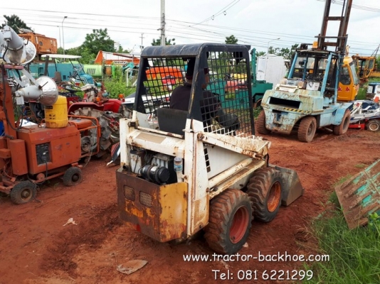 ขาย รถตักล้อยาง ราคาถูก มาแล้วครับ BOBCAT ดีเซล เก่าญี่ปุ่นแท้ ตักได้อเนกประสงค์ เข้าที่แคบได้ พร้อม