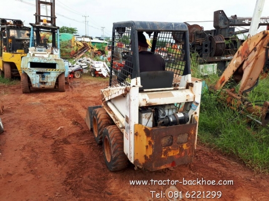 ขาย รถตักล้อยาง ราคาถูก มาแล้วครับ BOBCAT ดีเซล เก่าญี่ปุ่นแท้ ตักได้อเนกประสงค์ เข้าที่แคบได้ พร้อม