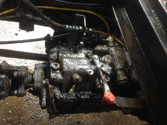 เทเลอร์รถเกี่ยว Hino-F17 สองเพลา มีสโล เครื่อง EH 700-168 แรง รถพร้อมใช้