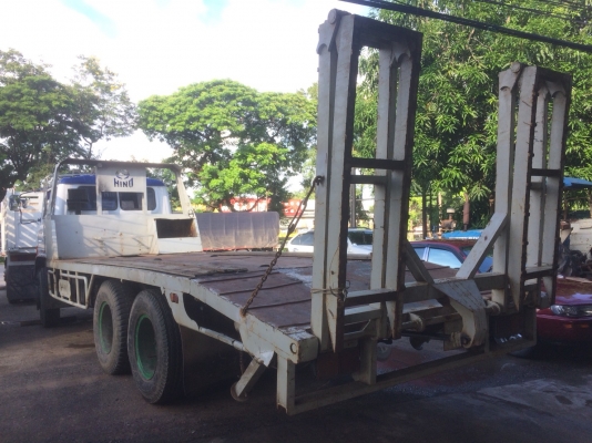 เทเลอร์รถเกี่ยว Hino-F17 สองเพลา มีสโล เครื่อง EH 700-168 แรง รถพร้อมใช้
