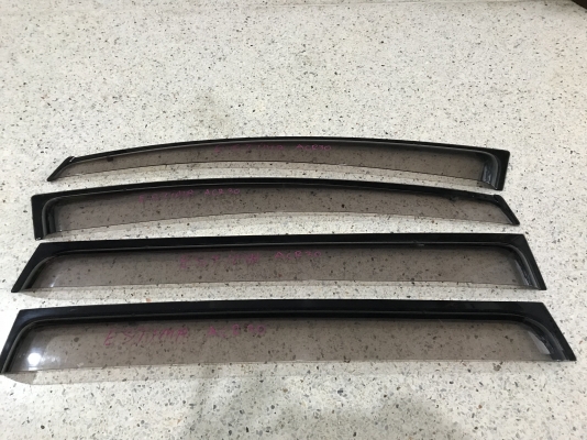 กันสาด TOYOTA ESTIMA ACR30 เก่าญี่ปุ่นเเท้สภาพดีครบชุด