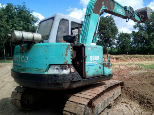 KOBELCO SK 60เอกสารอินวอย เครื่องปั้มดี ช่วงล่างดี อยู่ภาคอิสาน 340,000บ. สนใจ 0835601591 หรือ 0903494058