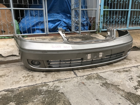 กันชนหน้า NISSAN NEO ไฟตัดหมอกครบเก่าญี่ปุ่นเเท้สภาพดี