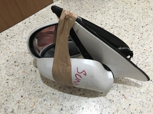 กระจกมองข้างพับไฟฟ้า NISSAN NEO เก่าญี่ปุ่นเเท้สภาพดี