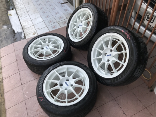 ล้อเเท้ ENKEI NT03 15กว้าง7นิ้วอ๊อฟ35สีเดิมไม่มีซ่อมหรือเก็บใดๆทั้งสิ้น