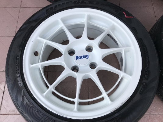 ล้อเเท้ ENKEI NT03 15กว้าง7นิ้วอ๊อฟ35สีเดิมไม่มีซ่อมหรือเก็บใดๆทั้งสิ้น