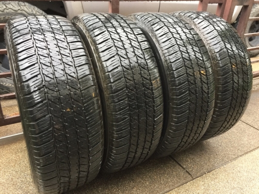 ยาง Bridgestone 265 60 18 ปี16 ดอกเต็ม สวยคม ไม่มีปะ ใช้ยาว ราคาไม่แพง ยาง Bridgestone 265 60 18 ปี16 ดอกเต็ม สวยคม ไม่มีปะ ใช้ยาว ราคาไม่แพง