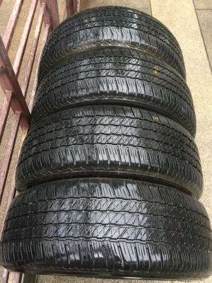 ยาง Bridgestone 265 60 18 ปี16 ดอกเต็ม สวยคม ไม่มีปะ ใช้ยาว ราคาไม่แพง ยาง Bridgestone 265 60 18 ปี16 ดอกเต็ม สวยคม ไม่มีปะ ใช้ยาว ราคาไม่แพง