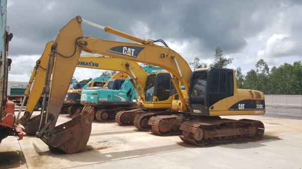 ขาย แบคโฮ CAT 320C เอกสารเล่มทะเบียนครบ เครื่องดี ปั้มดี ไฟเต็ม ช่วงล่าง 70\% ราคาต่อรองได้