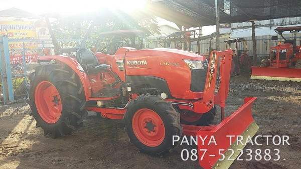 สินค้าเข้าใหม่ #ขายรถแทรกเตอร์มือสอง #คูโบต้าL4708 ปี56 ราคา 398,000 บ. สภาพดี พร้อมใช้งาน ใบมีดคานล่างพร้อมโรตาลี่RX182 จัดส่ง สุโขทัย
