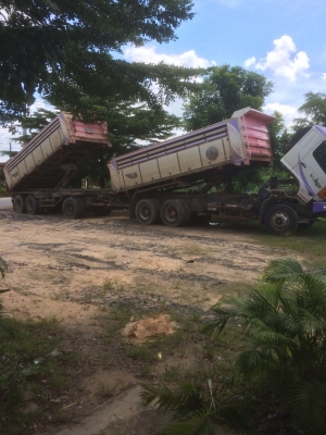 รถบรรทุกสิบล้อ HINO 344 แม่ลูก
