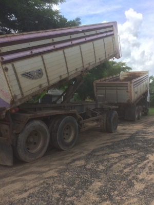 รถบรรทุกสิบล้อ HINO 344 แม่ลูก