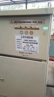 ขายเครื่องปั้ช่นไฟ 55 kva ราคา 150,000 บาท