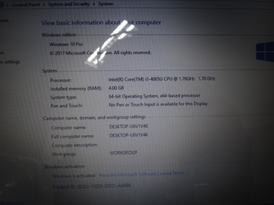 ACER E15 E5-571G -34GC Core i3