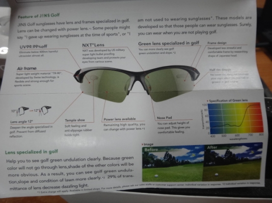 แว่น JiNS GOLF