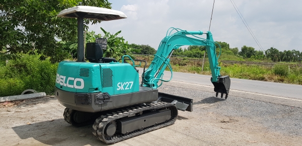 ขายด่วนรถแบคโฮKOBELCO-SK027รุ่นยอดนิยมเต่ากระต่ายสวยๆเทียบเท่าPC30เครื่อง3D84เครื่องดีปั่มแรงรถนอกเพิ่งนำเข้ามาใหม่ยังไม่เคยใช้งานในเมืองไทยเลย