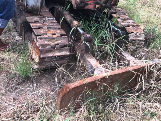 ขายรถดันแบ็คโฮ HITACHI KH40 เครื่อง ISUZU 4 สูบ กระบอกไฮดรอลิค2กระบอก