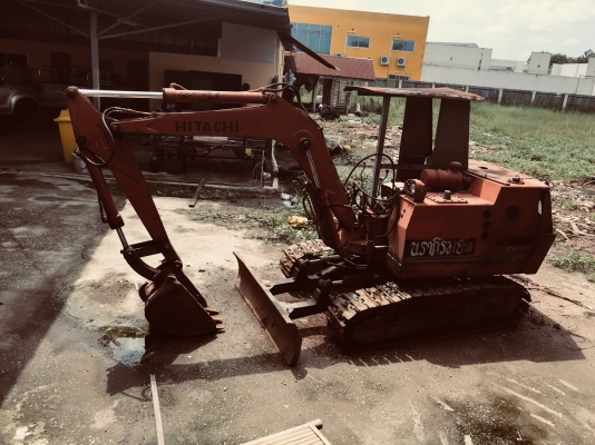 ขายรถดันแบ็คโฮ HITACHI KH40 เครื่อง ISUZU 4 สูบ กระบอกไฮดรอลิค2กระบอก