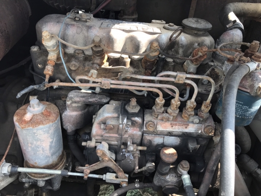 ขายรถดันแบ็คโฮ HITACHI KH40 เครื่อง ISUZU 4 สูบ กระบอกไฮดรอลิค2กระบอก