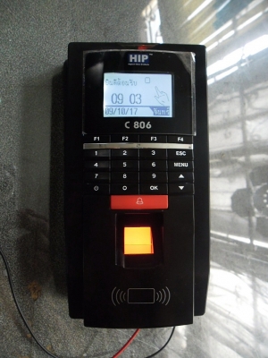 เครื่องสแกนลายนิ้วมือและควบคุมการเปิด-ปิด ประตู HIP รุ่น C 806