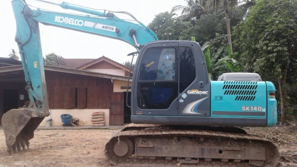 KOBELCO SK140 MACK8 SUPPER ใช้งาน9000ข.มเศษ เอกสารเล่มทะเบียนเจ้าของขายเอง