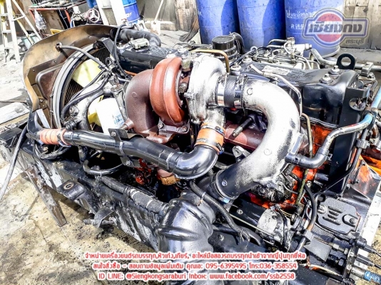 ขายเครื่อง ISUZU 6SD1 270 Turbo intercooler สภาพสวยสด ติดเครื่องง่าย พร้อมใช้งาน