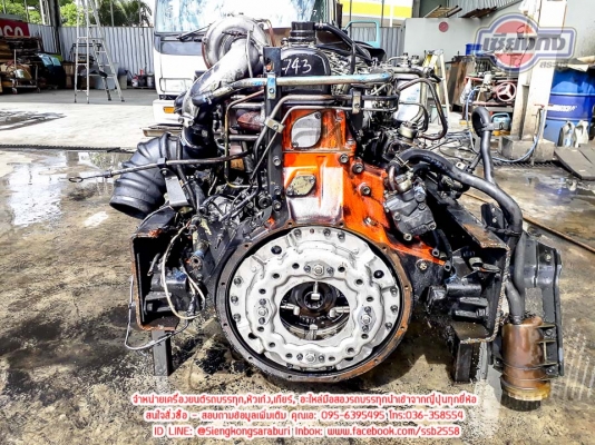 ขายเครื่อง ISUZU 6SD1 270 Turbo intercooler สภาพสวยสด ติดเครื่องง่าย พร้อมใช้งาน