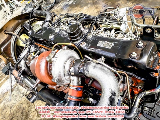 ขายเครื่อง ISUZU 6SD1 270 Turbo intercooler สภาพสวยสด ติดเครื่องง่าย พร้อมใช้งาน
