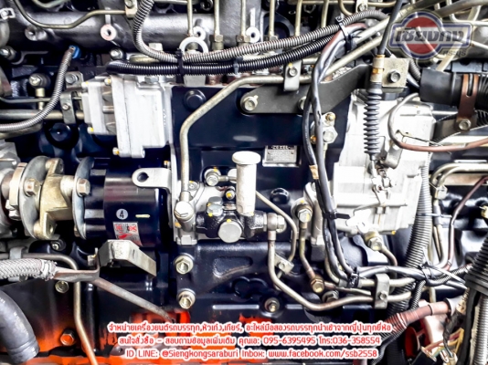 เครื่องสภาพสวยๆ สดๆ ISUZU 6WF 370 Turbo intercooler รุ่นใหม่ปั้มใหญ่แบบธรรมดา จัดเต็มกับปั้มลมคู่ หม้อน้ำอินเตอร์ครบชุด