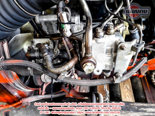 เครื่องสภาพสวยๆ สดๆ ISUZU 6WF 370 Turbo intercooler รุ่นใหม่ปั้มใหญ่แบบธรรมดา จัดเต็มกับปั้มลมคู่ หม้อน้ำอินเตอร์ครบชุด