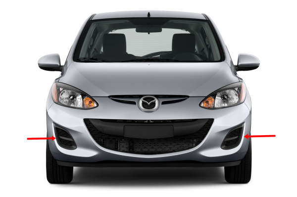 ฝาครอบไฟตัดหมอก MAZADA 2 ของแท้