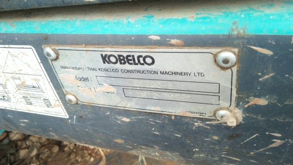 รถแบคโฮ KOBELCO SK200 / YN - 12. , ( รถทำงาน 5,xxx ชม. ) สนใจติดต่อ 081 - 6079515 รถแบคโฮ KOBELCO SK200 / YN - 12. , ( รถทำงาน 5,xxx ชม. ) สนใจติดต่อ 081 - 6079515