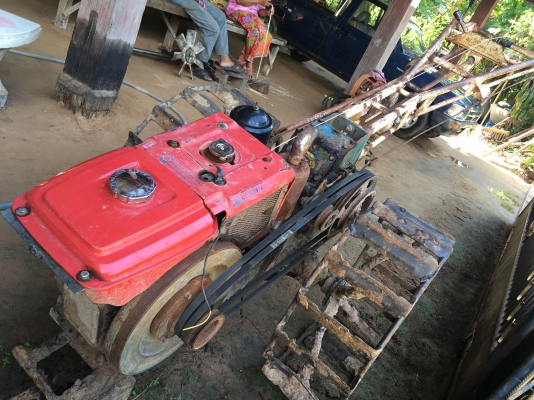 ขายรถไถนาเดินตามคูโบต้าอาที110แรงพร้อมโครงลิงลมใช้งานปกคิ