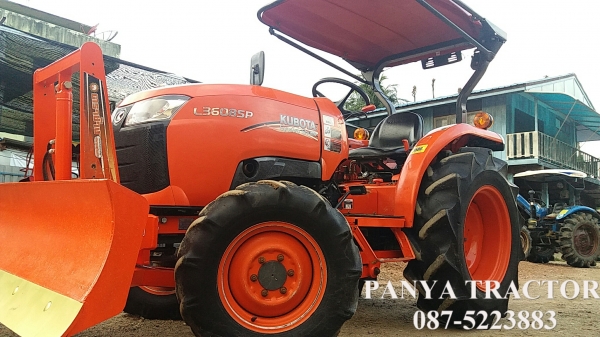 รถเข้าใหม่#ปัญญาแทรคเตอร์..จัดมาให้ครับ ด่วน 355,000 บาท.คูโบต้าL3608SP ใบมีดคานล่างFD163 พร้อม ผานพรวน6&times;22ตราช้างสภาพพร้อมใช้ จัดส่ง จ.กำแพงเพชร