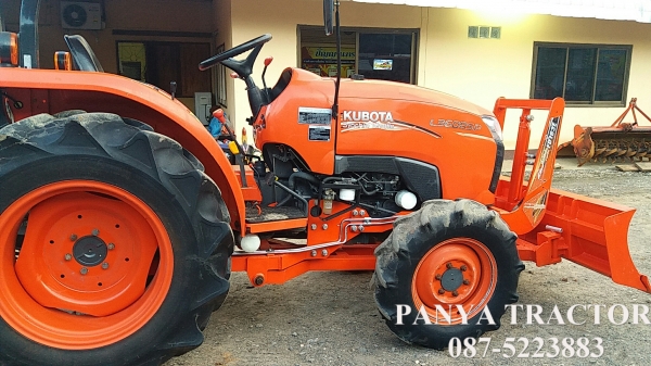 รถเข้าใหม่#ปัญญาแทรคเตอร์..จัดมาให้ครับ ด่วน 355,000 บาท.คูโบต้าL3608SP ใบมีดคานล่างFD163 พร้อม ผานพรวน6&times;22ตราช้างสภาพพร้อมใช้ จัดส่ง จ.กำแพงเพชร