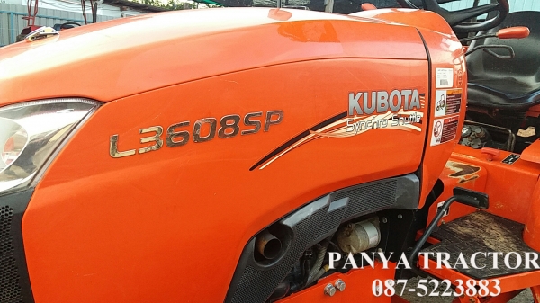 รถเข้าใหม่#ปัญญาแทรคเตอร์..จัดมาให้ครับ ด่วน 355,000 บาท.คูโบต้าL3608SP ใบมีดคานล่างFD163 พร้อม ผานพรวน6&times;22ตราช้างสภาพพร้อมใช้ จัดส่ง จ.กำแพงเพชร