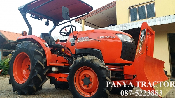 รถเข้าใหม่#ปัญญาแทรคเตอร์..จัดมาให้ครับ ด่วน 355,000 บาท.คูโบต้าL3608SP ใบมีดคานล่างFD163 พร้อม ผานพรวน6&times;22ตราช้างสภาพพร้อมใช้ จัดส่ง จ.กำแพงเพชร