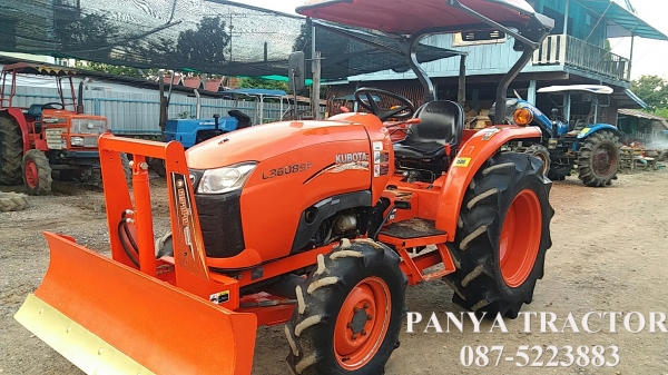 รถเข้าใหม่#ปัญญาแทรคเตอร์..จัดมาให้ครับ ด่วน 355,000 บาท.คูโบต้าL3608SP ใบมีดคานล่างFD163 พร้อม ผานพรวน6&times;22ตราช้างสภาพพร้อมใช้ จัดส่ง จ.กำแพงเพชร