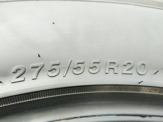 ขายยาง275/55R20 ปี12 ดอกยางสวย จำนวน 1 ชุด