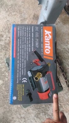 ปั้มน้ำแบต 12v ดูดน้ำและน้ำมัน