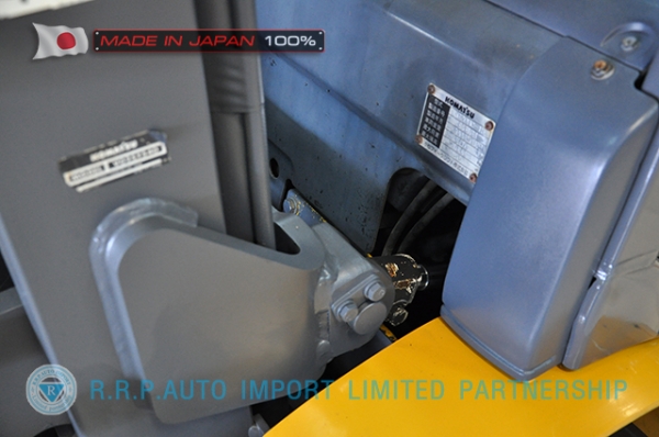 ขายรถโฟล์คลิฟท์มือสอง KOMATSU รุ่น FG20HC-573134 นำเข้าจากประเทศญี่ปุ่น 100\% ไม่เคยใช้งานในไทย