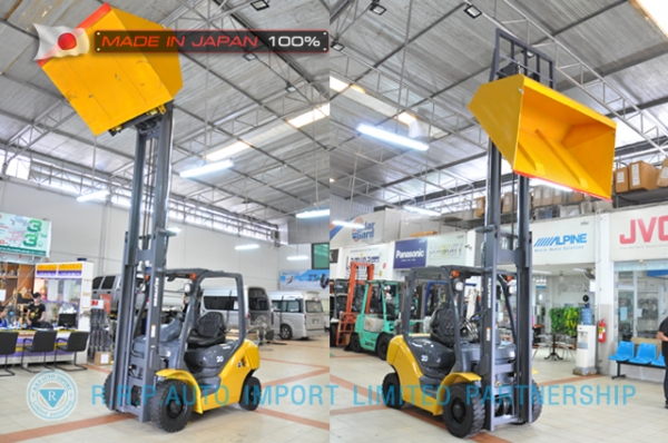 ขายรถโฟล์คลิฟท์มือสอง KOMATSU รุ่น FG20HC-573134 นำเข้าจากประเทศญี่ปุ่น 100\% ไม่เคยใช้งานในไทย