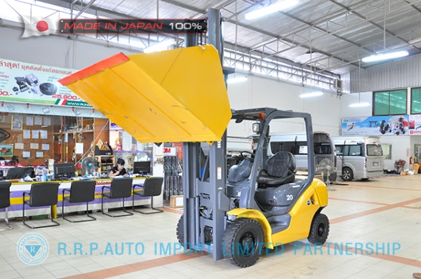 ขายรถโฟล์คลิฟท์มือสอง KOMATSU รุ่น FG20HC-573134 นำเข้าจากประเทศญี่ปุ่น 100\% ไม่เคยใช้งานในไทย