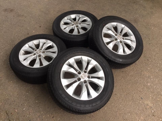 ขายล้อแม็ก CR-V G4 ขอบ 17 4 ล้อ ราคา 6,200 บาท ราคาโครถูกๆๆ