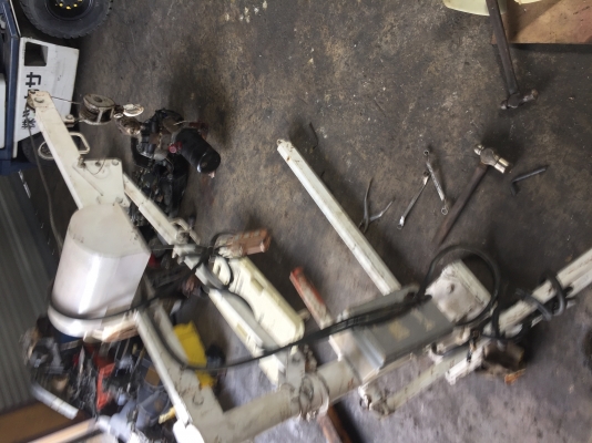 เครนติดรถกระบะ (มอเตอร์ยกใช้ไฟ12v ยกได้300kg ของนำเข้าจากญี่ปุ่น)