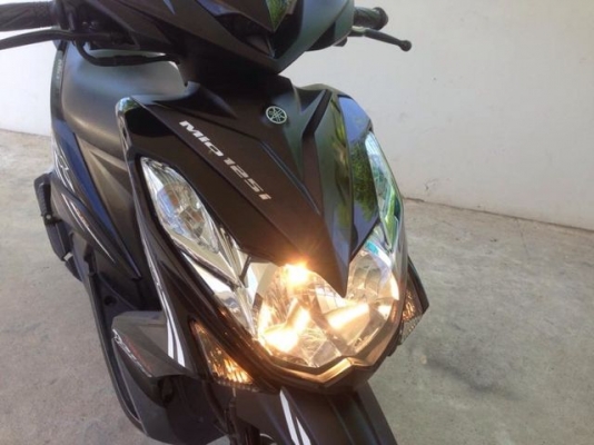 Yamaha Mio125i MX หัวฉีดล้อแม็ก รุ่นพิเศษ Matt Black ดำด้าน สวยใหม่วิ่งน้อย