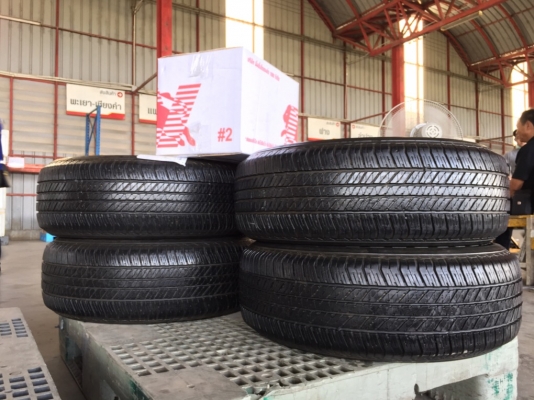 ยาง Bridgestone 265 65 17 ปี15 ดอกเต็ม ไม่มีปะ ใช้ยาว ราคาไม่แพง ยาง Bridgestone 265 65 17 ปี15 ดอกเต็ม ไม่มีปะ ใช้ยาว ราคาไม่แพง