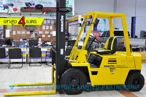 ขายรถโฟล์คลิฟท์มือสอง KOMATSU รุ่น FG20-7-101824 นำเข้าจากประเทศญี่ปุ่น 100\% ไม่เคยใช้งานในไทย