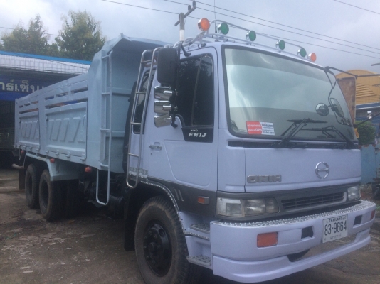 Hino 1J เครื่อง 210 แรง ปี 46 กระบะดัมพ์มีสโล ทะเบียนพร้อม